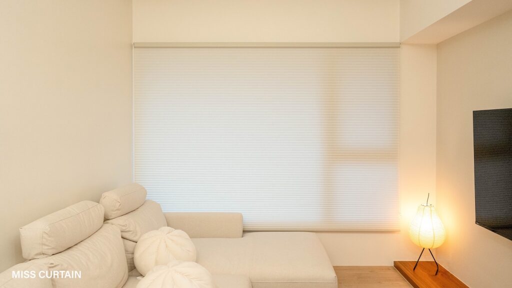 淺色系窗簾案例