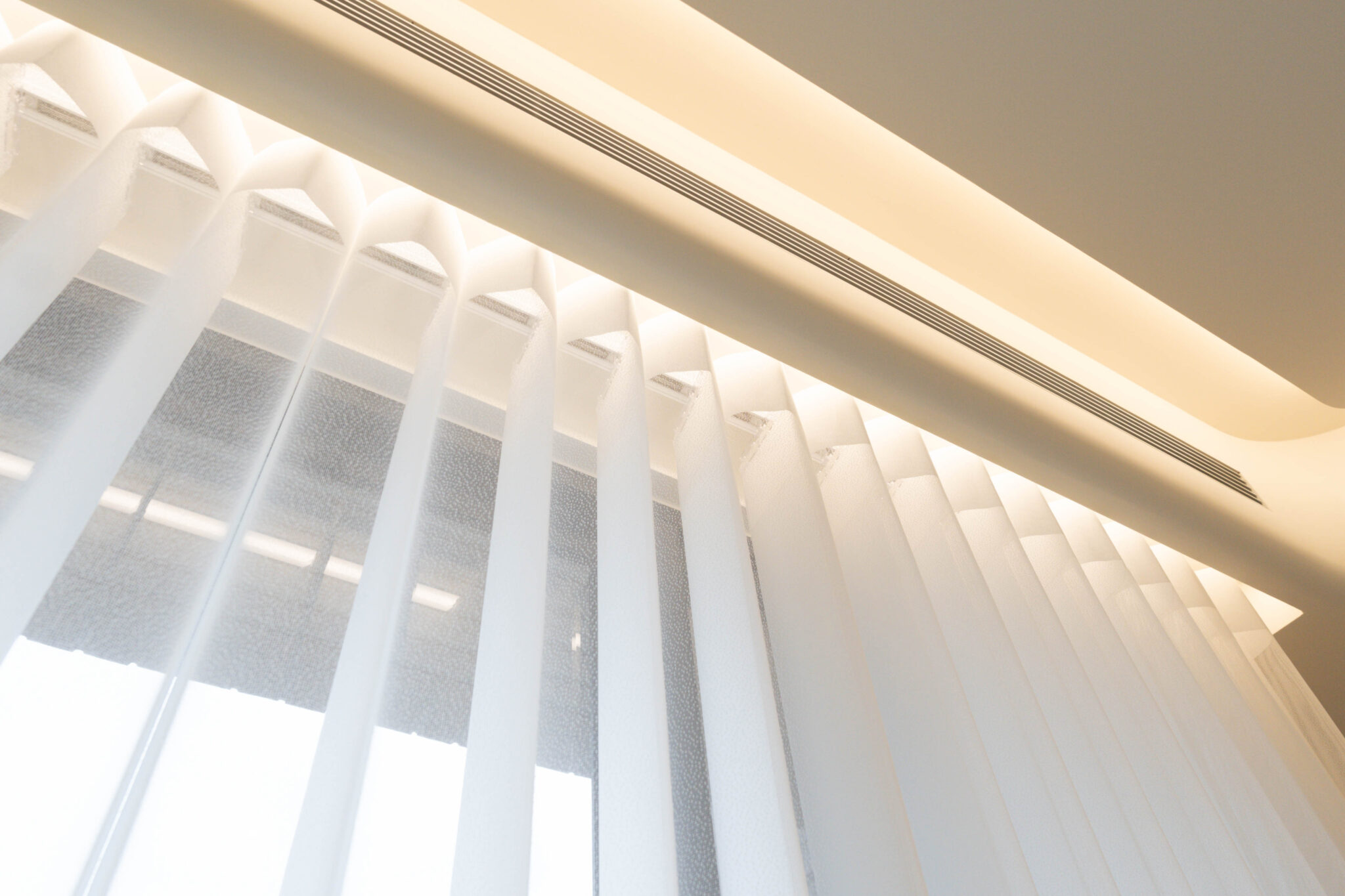 直立柔紗簾夢幻簾穿透簾